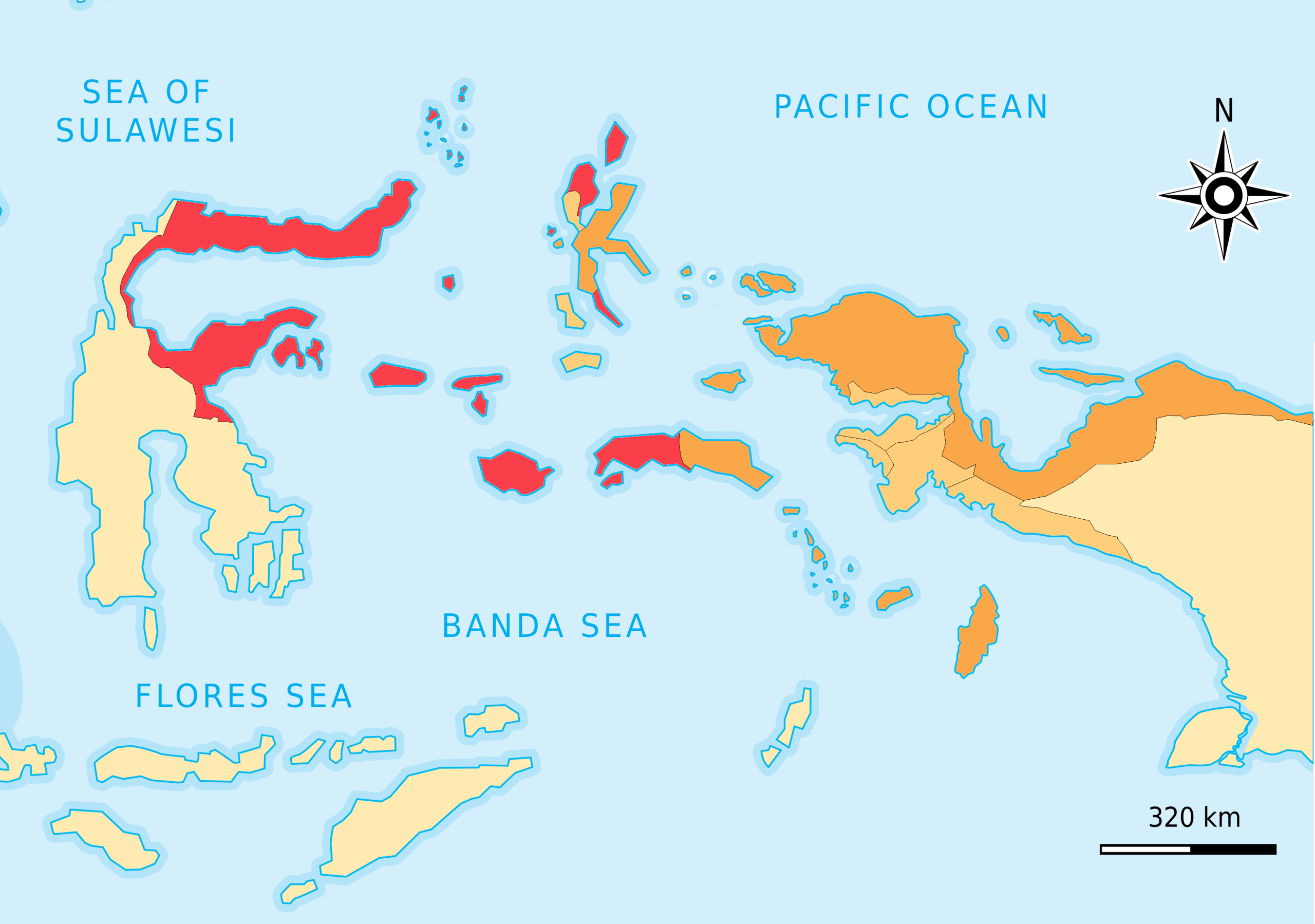 Sultanat of Ternate and Tidore en 1800